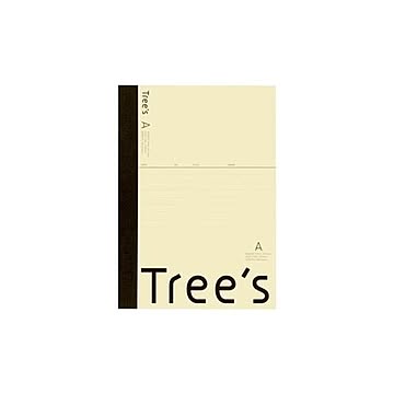 （まとめ）キョクトウ・アソシエイツ Trees A5 A罫 30枚 クリーム【×100セット】