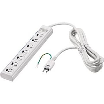 バッファロー（サプライ） 3ピン式電源タップ 7個口 2m ホワイト 常時 通電スイッチ付 BTWMTSKL3720WH