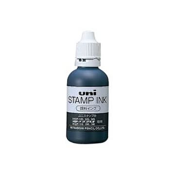 （まとめ）三菱鉛筆 顔料スタンプインク HSS55.24 黒【×10セット】