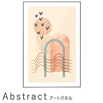Abstract アートパネル 60×90cm ブラック m12511