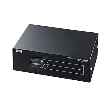 (まとめ)サンワサプライ ディスプレイ切替器(2回路) SWW-21VLN×2セット