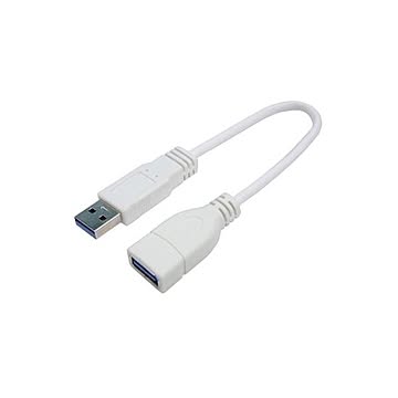 (まとめ)変換名人 USB3.0ケーブル A延長20 USB3A-AB/CA20×10セット