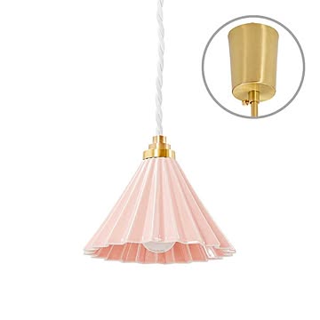 gram eight 1灯 Dripper lamp ペンダントライト ピンク 引掛シーリング ホワイトコード