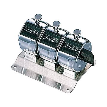 (まとめ）ライオン事務器 数取器 4桁3連No.120 1個【×3セット】