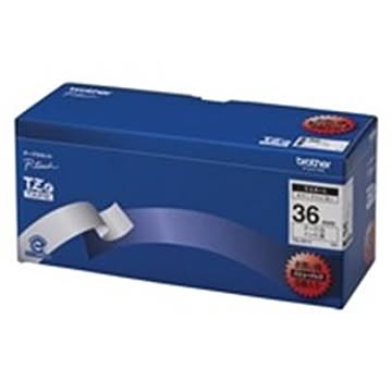brother ブラザー工業 文字テープ/ラベルプリンター用テープ 幅：36mm 5個入り TZe-261V 白に黒文字
