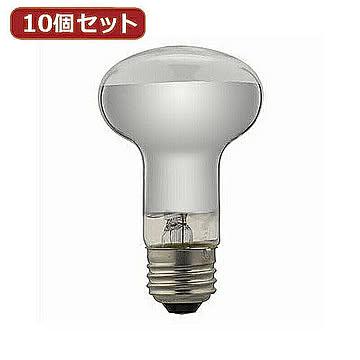 YAZAWA 10個セット レフ形白熱ランプ　RF100V57WX10 管理No. 4560352847631