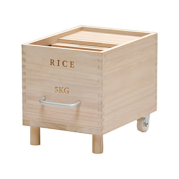米びつ 組立式 5kg ONKZ0214 幅220x奥行325x高さ250mm B.Bファニシング