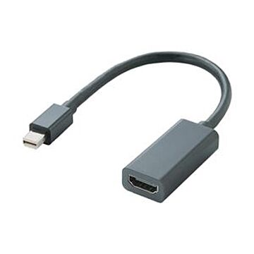 エレコム Mini DisplayPort-HDMI変換アダプタ/ブラック AD-MDPHDMIBK