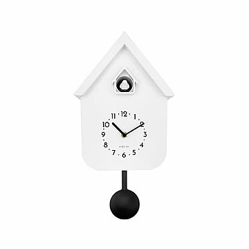NEXTIME ネクスタイム Standard Collection Twitter ツイッター (鳩時計/振り子ステップムーブメント) NXT-3328 / 掛時計 壁掛け時計 ステップセコンド 