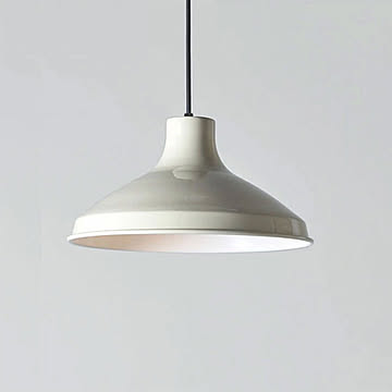 ハースデザインズ ovject エナメルランプ 35cm マットホワイト O-EL-35