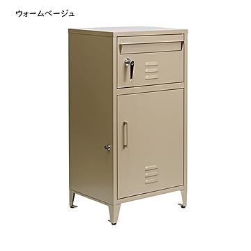 宅配ボックス ポスト 組立式 DB-001 幅440x奥行375x高さ840mm 住まいスタイル