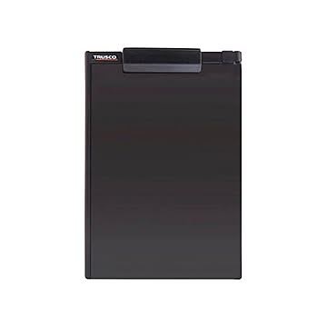 まとめ TRUSCOペンホルダー付クリップボード A4縦 黒 TCB-A4E-BK 1個 ×30セット