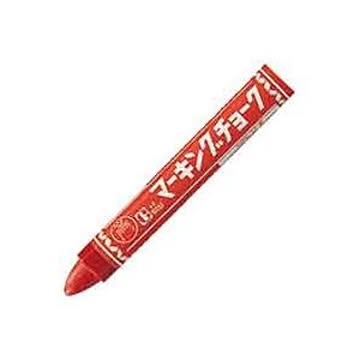 (業務用100セット) 寺西化学工業 マーキングチョーク赤 10本 B-CMK-T2