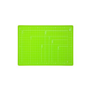 (業務用セット) 折りたたみカッティングマット A4サイズ CTMO-A4-G グリーン【×5セット】