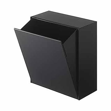 山崎実業 タワー ウォールダストボックス&収納ケース ブラック