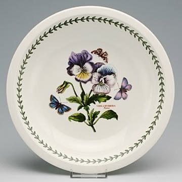 ポートメリオン　ボタニックガーデン　ローボール(S)22.5cm Pansy（パンジー）BG75000　洋食器　イギリス　ボタニック
