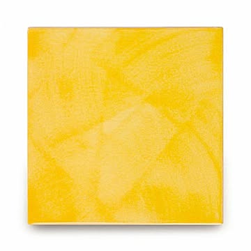 メキシコタイル4枚セット（M825-4M・イエロー(ムラ)）110角イレギュラー（無地）