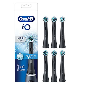 BRAUN オーラルB 替えブラシ アルティメイトクリーン （6本入） ブラック iORBCB-6EL