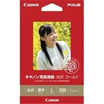 （まとめ）キヤノン Canon 写真紙 光沢ゴールド GL-101L200 L 200枚×3セット