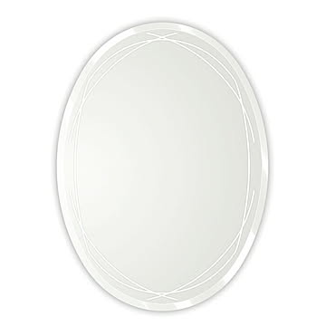 鏡 ウォールミラー Org リリー 600 幅450x奥行30x高さ600mm 塩川光明堂