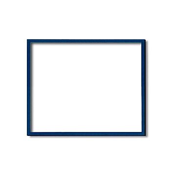 【木製額】色あせを防ぐUVカットアクリル ■デッサン額 半切サイズ（545×424mm）ブルー 壁掛けひも付き 化粧箱入り