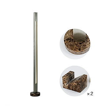 INTERFORM インターフォルム Trares トラレス LEDフロアランプ (LED内蔵) LT-4557 / 縦横兼用 2WAY フロアランプ スタンドライト フロア照明 スタンド照明