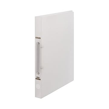 （まとめ）TANOSEEOリングファイル(半透明表紙) A4タテ リング内径20mm クリア 1冊 【×30セット】