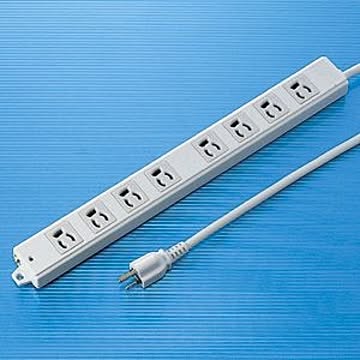 サンワサプライ 工事物件タップ（8個口・3m） TAP-KE8-3
