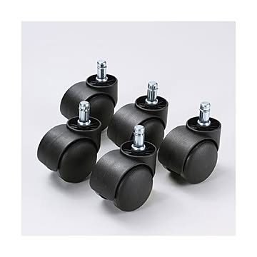 （まとめ）サンワサプライ OAチェア用ナイロンキャスター SNC-CAST5【×2セット】
