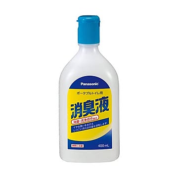 （まとめ）パナソニック エイジフリーポータブルトイレ用消臭液 無色タイプ 400ml VALTBN5M 1本【×10セット】