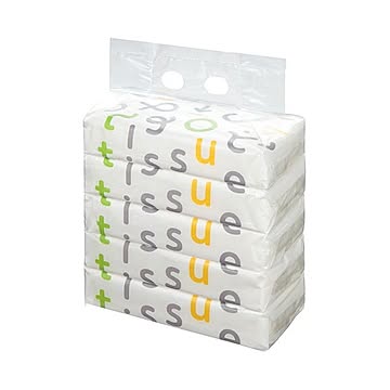 TANOSEE ソフトパックティッシュFunny Line 150組/個 1セット（100個：5個×20パック）