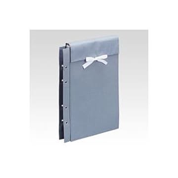 （まとめ） ファイル 布製図面袋 ひも式 ZN-L05C ライトブルー 1冊入 【×5セット】
