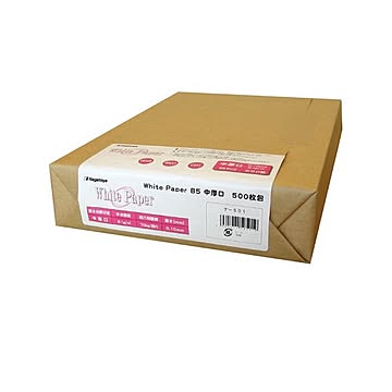 まとめ 長門屋商店 ホワイトペーパー B5 中厚口 70kg ナ-501 1冊500枚  ×10セット