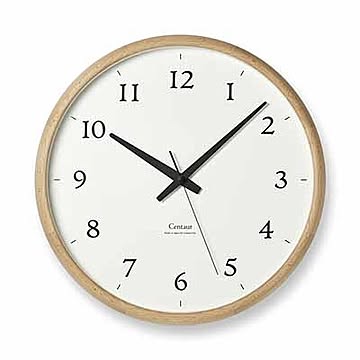 Lemnos レムノス Centaur Clock セントール クロック PC21-05 掛時計 掛け時計 ウォールクロック スイープムーブメント スイープセコンド 音がしない 壁掛け時計