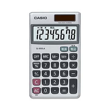 (まとめ) カシオ CASIO 電卓 8桁 手帳サイズ SL-900LA-N 1台 【×10セット】