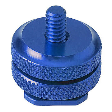 エツミ 1/4"シューアダプター ダブル ブルー VE-6946 管理No. 4975981846977