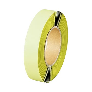 （まとめ） ジャック ボアテープ A面（オス） 25mm×5m 黒 RA2505 1巻 【×4セット】