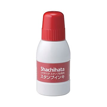 (まとめ) シヤチハタ スタンプ台専用補充インキ40ml 赤 SGN-40-R 1個  【×30セット】
