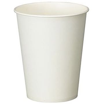 （まとめ） TANOSEE 紙コップ ホワイト 275ml（9オンス） 1セット（500個：100個×5パック） 【×2セット】