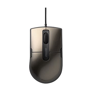 まとめバッファロー 有線BlueLEDマウス静音 3ボタン Mサイズ ブラウン BSMBU26SMBW 1個×3セット