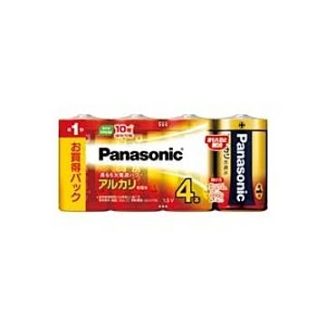 (業務用50セット) Panasonic パナソニック アルカリ乾電池 金 単1形(4本) LR20XJ/4SW