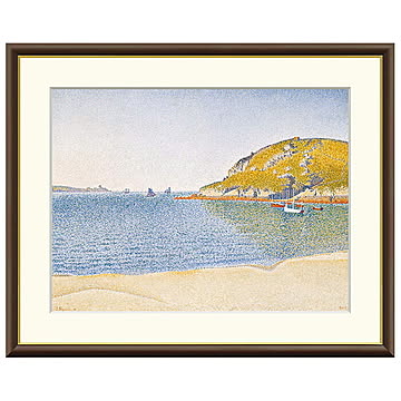 額絵 サン・カスト港 ポール・シニャック 61x49.5cm 三幸