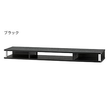 朝日木材加工 AS-110CT テレビ台 ブラック 幅1100x奥行290x高さ105mm