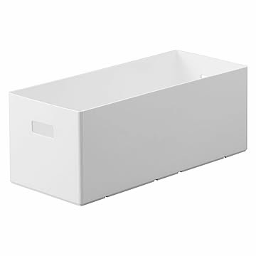 tower タワー (山崎実業) 蓋付き収納ボックスワゴン用追加ボックス S 隙間 スタッキング クローゼット キッチン ケーブルボックス ストック収納 ランドリー パントリー おもちゃ 子ども 防災