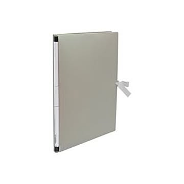 （まとめ）セキセイ のび〜るファイル AE-1250-61 ライトグレー【×10セット】