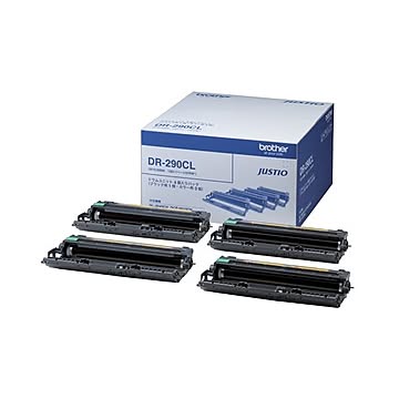 (まとめ）ブラザー BROTHER ドラムユニット DR-290CL 1箱(4個:各色1個)【×3セット】