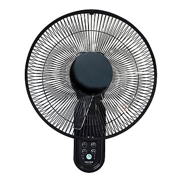 フルリモコン壁掛扇風機 ブラック 30cm テクノス KI-W305RK