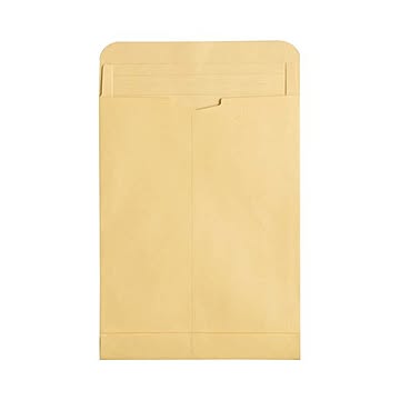 (まとめ) TANOSEE マチ付クラフト大型封筒 角2 120g／m2 1パック（50枚）  【×5セット】