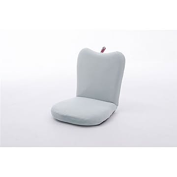 アップル パーソナルチェア 1人掛け ブルー 幅41cm リクライニング スチールパイプ 日本製