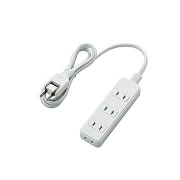 エレコム 電源タップ(雷ガード・ほこりシャッター) T-KST02-22410WH 管理No. 4953103319295